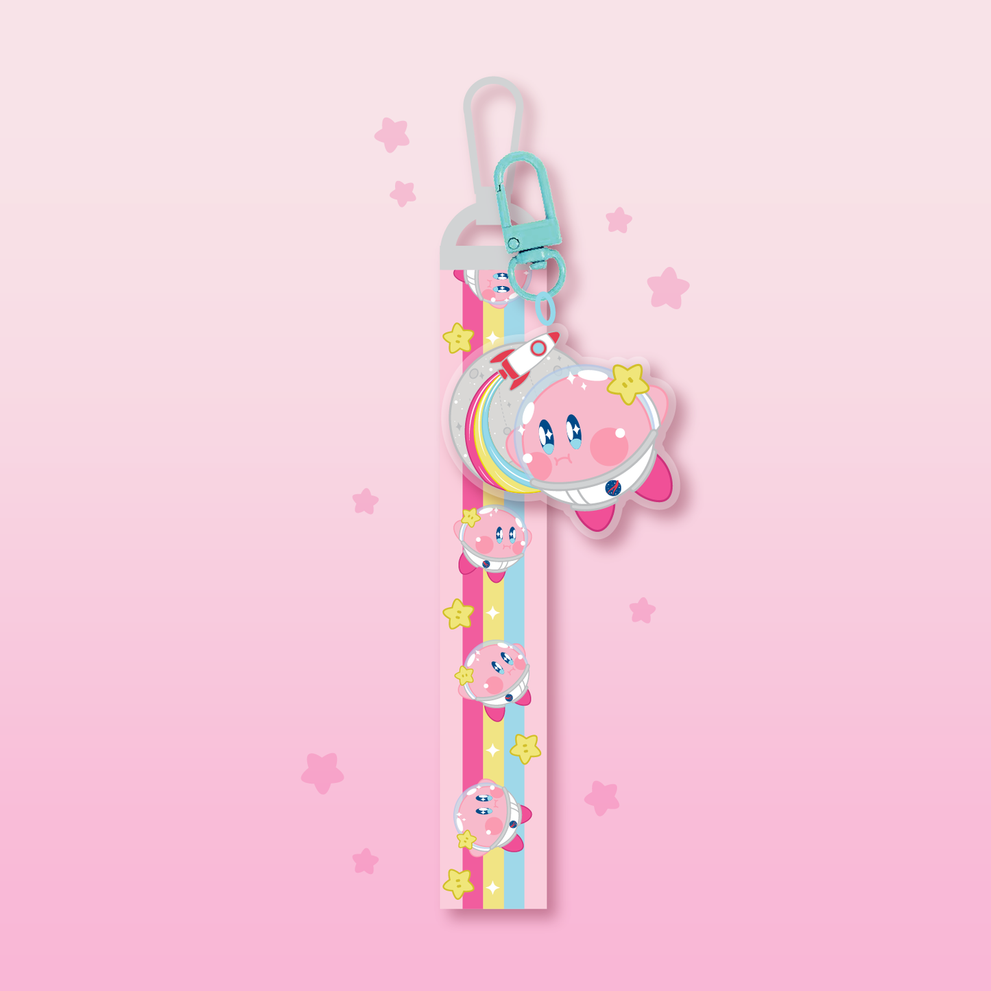 Astro Poyo Keychain Lanyard
