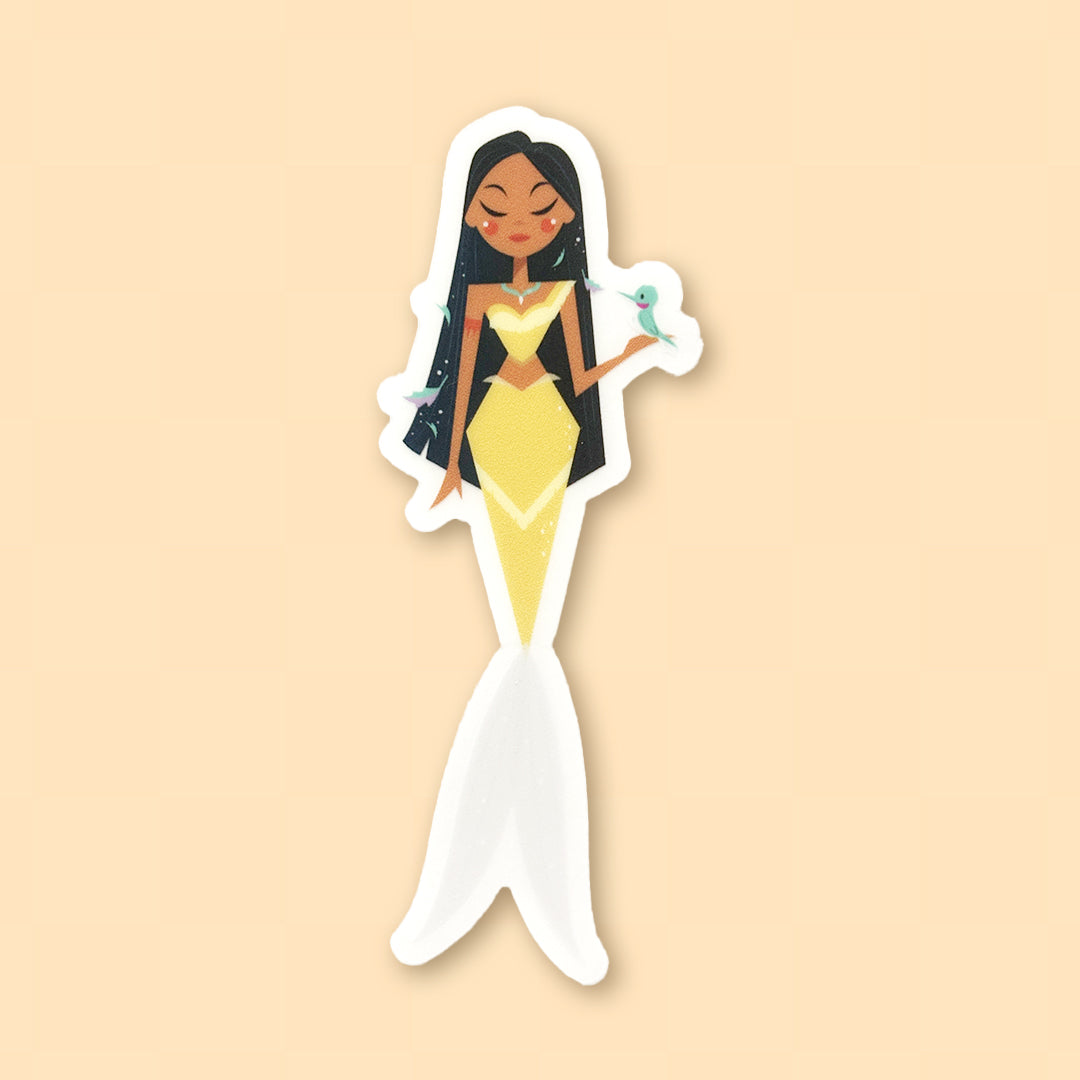 Colors of the Wind Mermie Vinyl Sticker