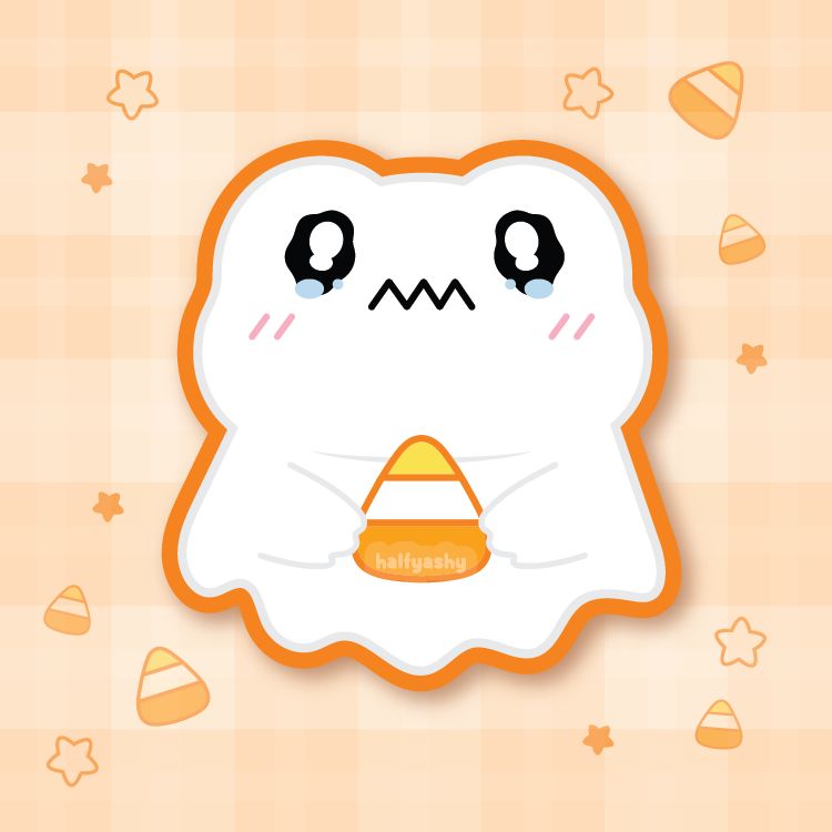 Crybaby Ghostie Froggo Vinyl Sticker