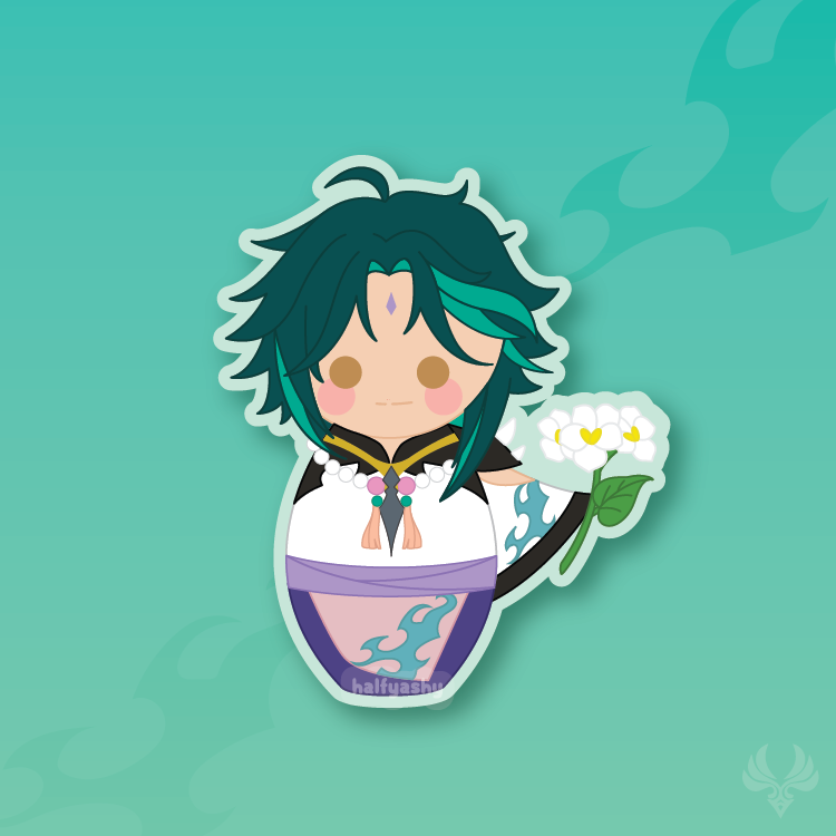 Xiao Kokeshi Vinyl Sticker