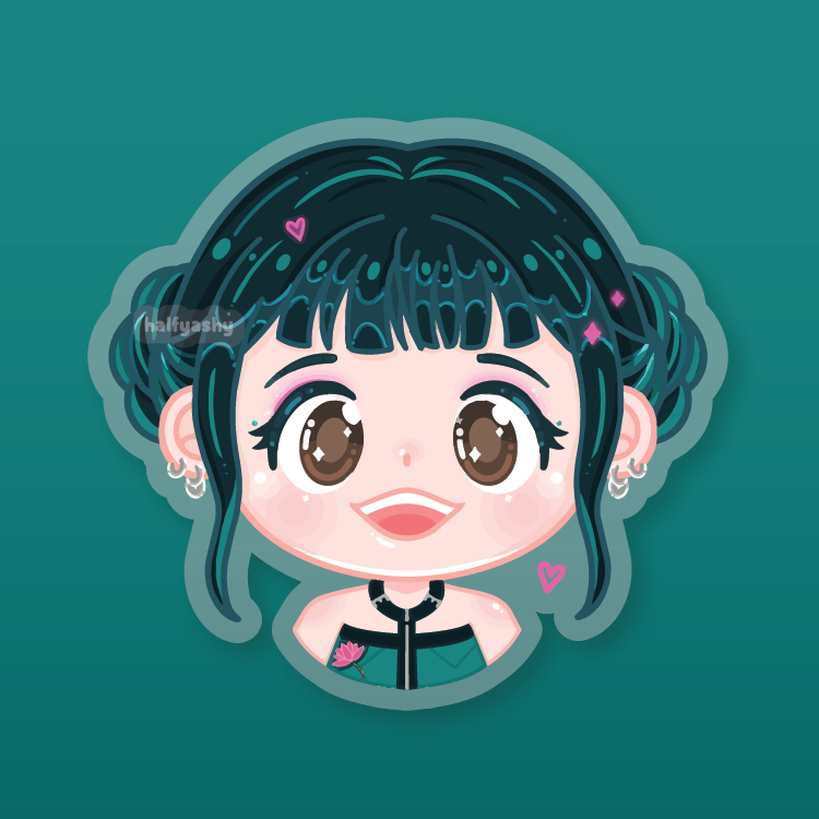 Zoey Vinyl Sticker