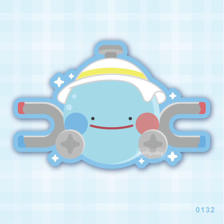 Poke Cutie Magnitto #0132 Vinyl Sticker