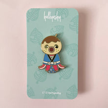 Load image into Gallery viewer, Kokeshi Tako Enamel Pin