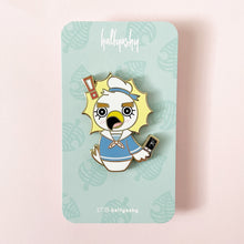 Load image into Gallery viewer, Kokeshi Sea Captain Enamel Pin