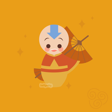 Load image into Gallery viewer, Kokeshi Arrow Boy Enamel Pin