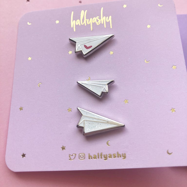 Paper Planes Mini Enamel Pin Sets