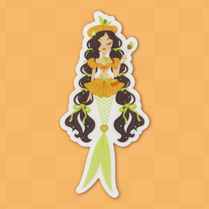 Hallow + Eve Mermaid Clear Vinyl Stickers