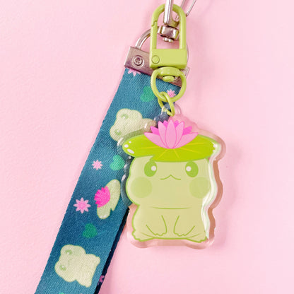 Lily Pad Flip Keychain Lanyard