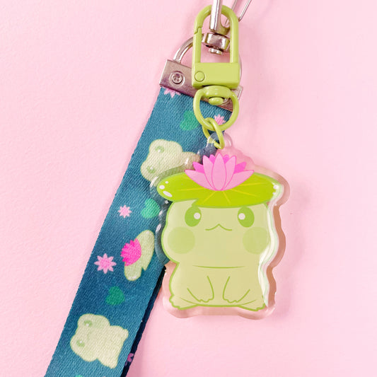 Lily Pad Flip Keychain Lanyard