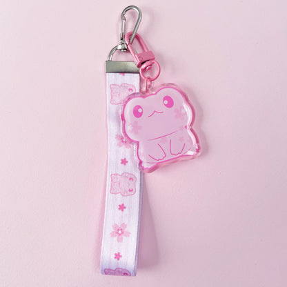 Sakura Flip Keychain Lanyard