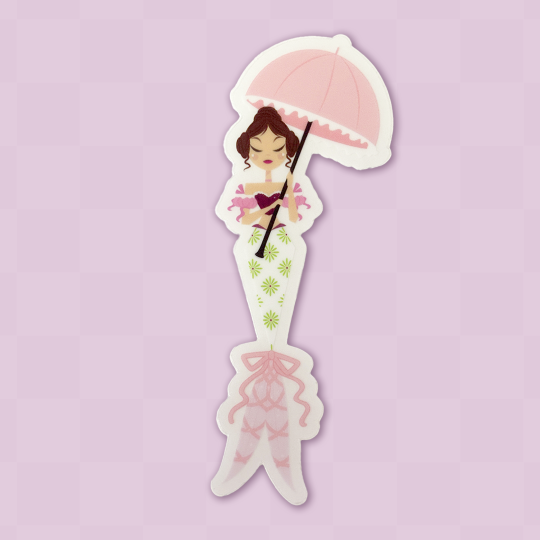 HM Sally Mermie Vinyl Sticker