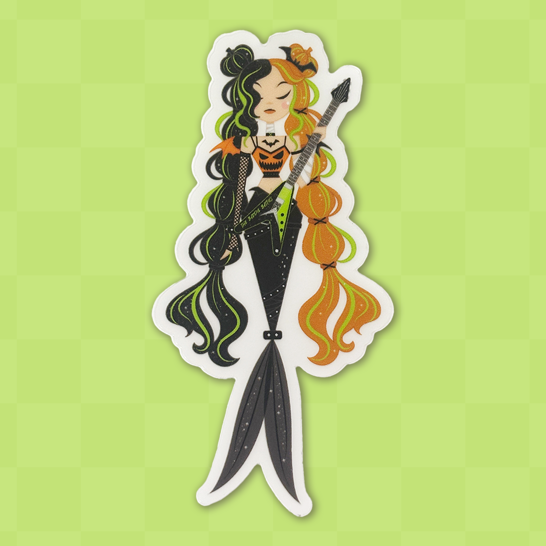 Hallow + Eve Mermaid Clear Vinyl Stickers