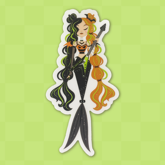 Hallow + Eve Mermaid Clear Vinyl Stickers