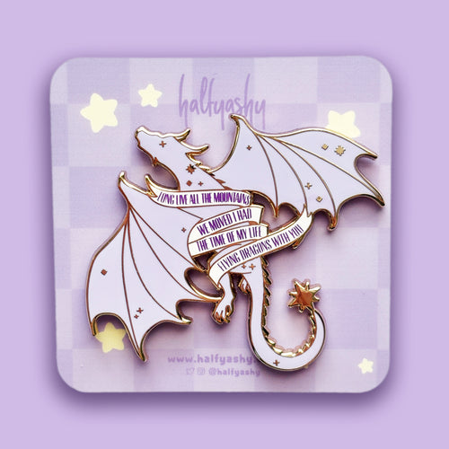 Purple Dragon Enamel Pin