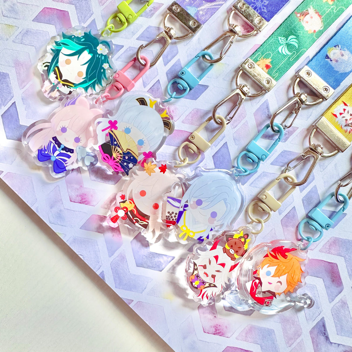 Genshin Keychain Lanyards (Version 1.0)