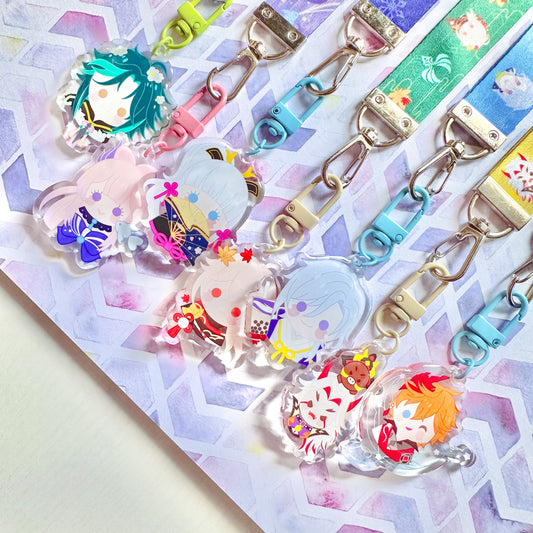 Genshin Keychain Lanyards (Version 1.0)