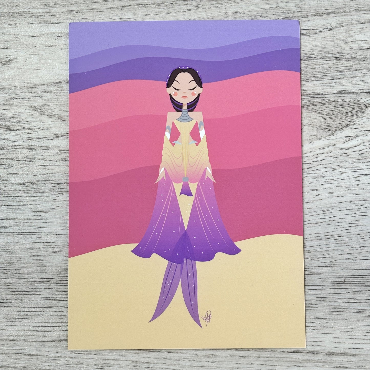Space Queen Mermies Print