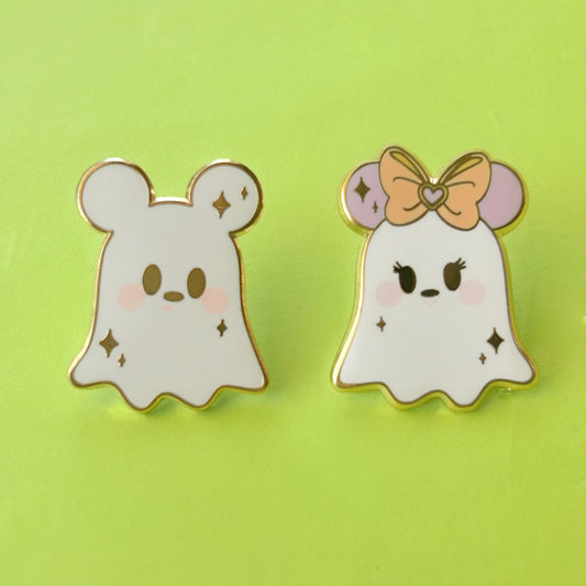 Mouse Ghosties Enamel Pins