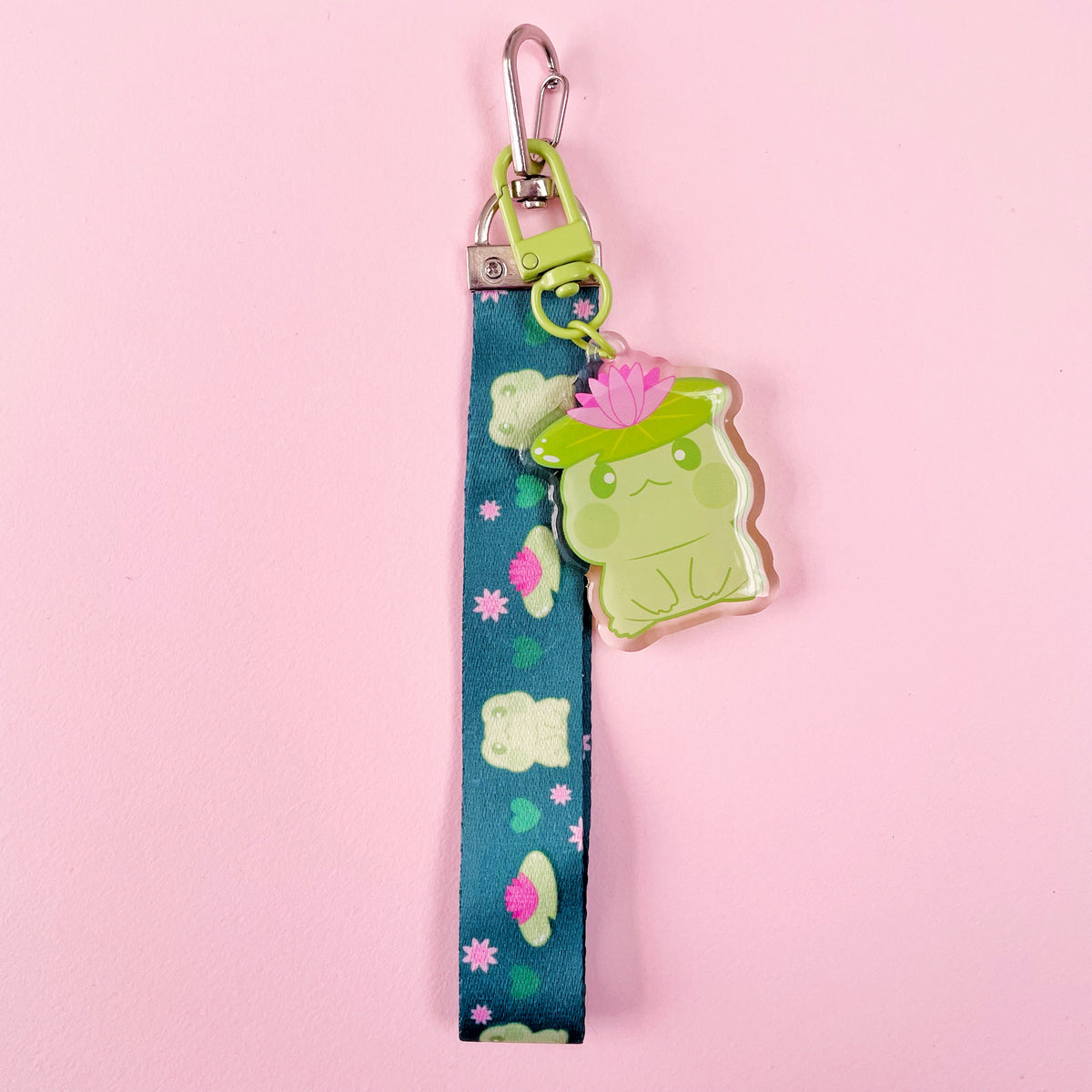 Lily Pad Flip Keychain Lanyard