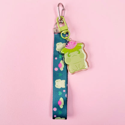 Lily Pad Flip Keychain Lanyard