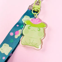 Load image into Gallery viewer, Lily Pad Flip Keychain Lanyard