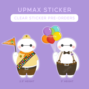 UpMax Clear Vinyl Stickers