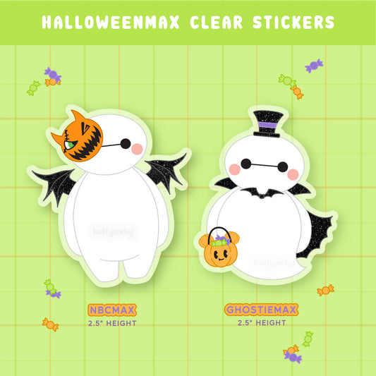 HalloweenMax Clear Vinyl Stickers
