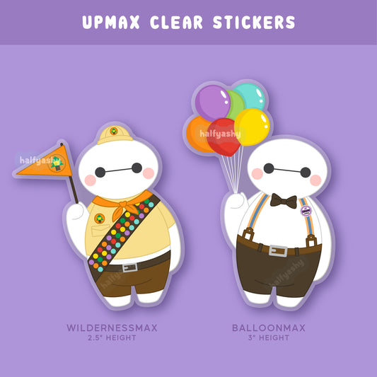 UpMax Clear Vinyl Stickers