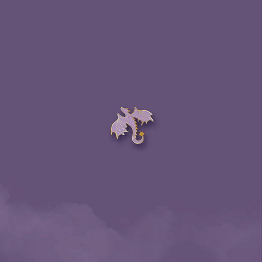 PURPLE Mini Dragon Enamel Pin
