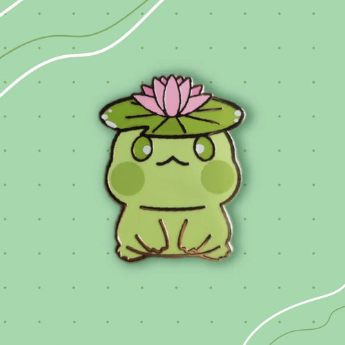 Lilypad Flip the Froggo Enamel Pin