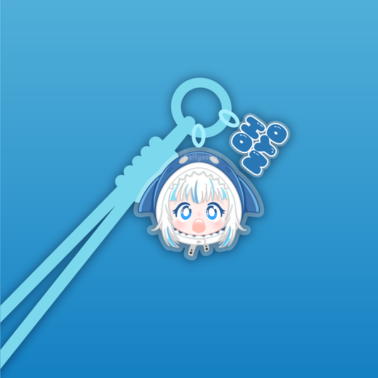 Gura Vtuber Lanyard