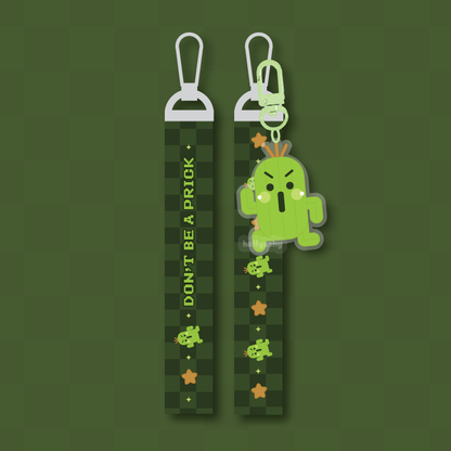 Cactus Keychain Lanyard