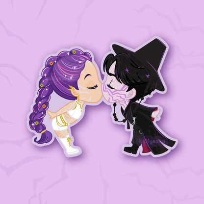 Rujinu Idol Kissing Cuties Vinyl Stickers