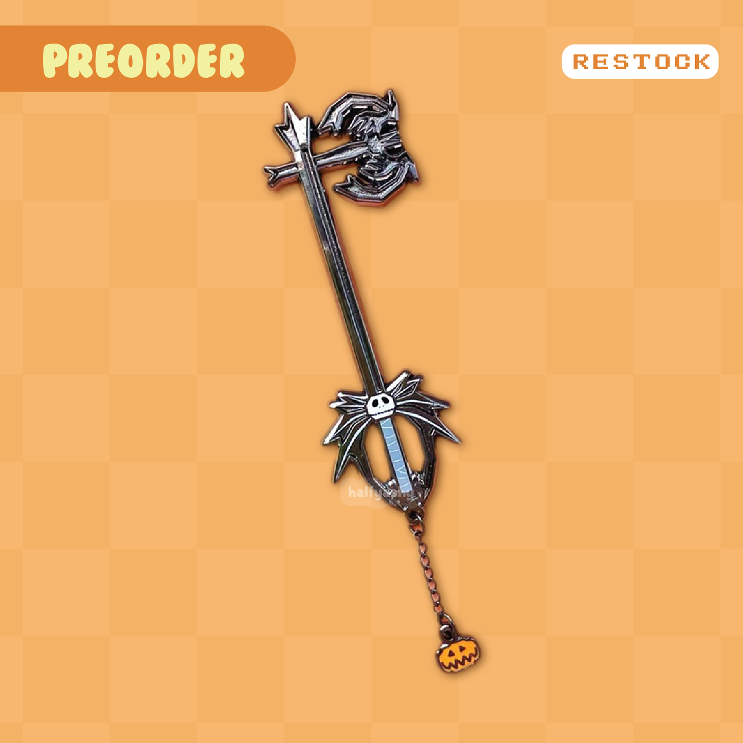 Pumpkin Key Enamel Pin *PRE-ORDER*