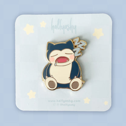 Poke Cutie Snoring Enamel Pin