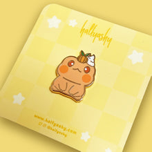 Load image into Gallery viewer, Pumpkin Spice Flip the Froggo Enamel Pin