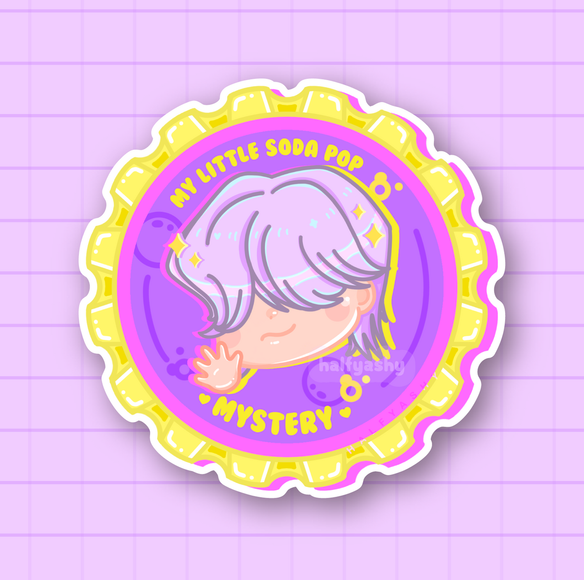 Bottle Cap Vinyl Stickers