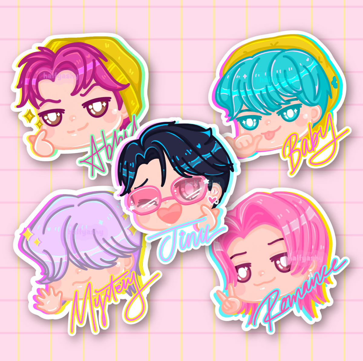 Autograph Vinyl Stickers