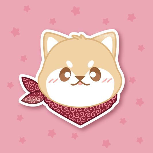 Shiba Inu Vinyl Sticker