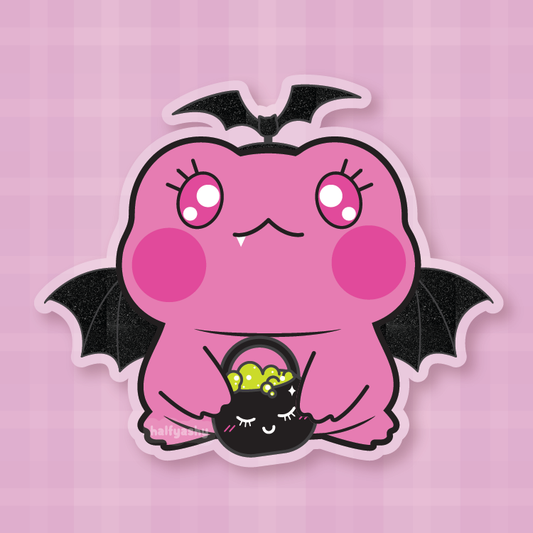 Vampira Froggo Vinyl Sticker