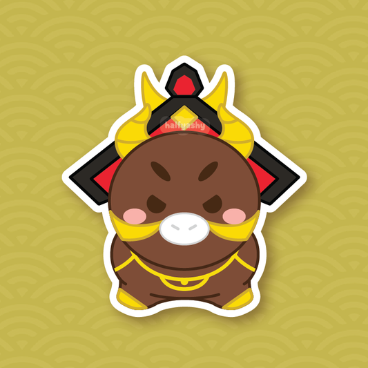 Ushi Vinyl Sticker