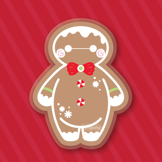 Gingerbread Cookiemax Vinyl Sticker