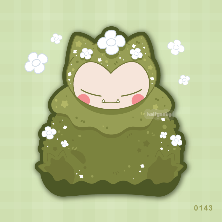 Poke Cutie Mossy #0143 Vinyl Sticker