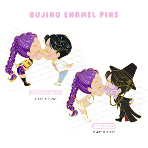 Rujinu Kissing Cuties Enamel Pins [PRE-ORDER]
