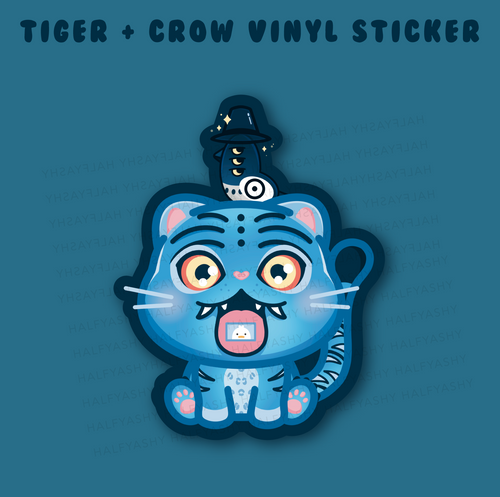 Tiger + Crow Vinyl Stickers [Pre-Order]