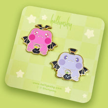 Load image into Gallery viewer, Batty Froggo Enamel Pins