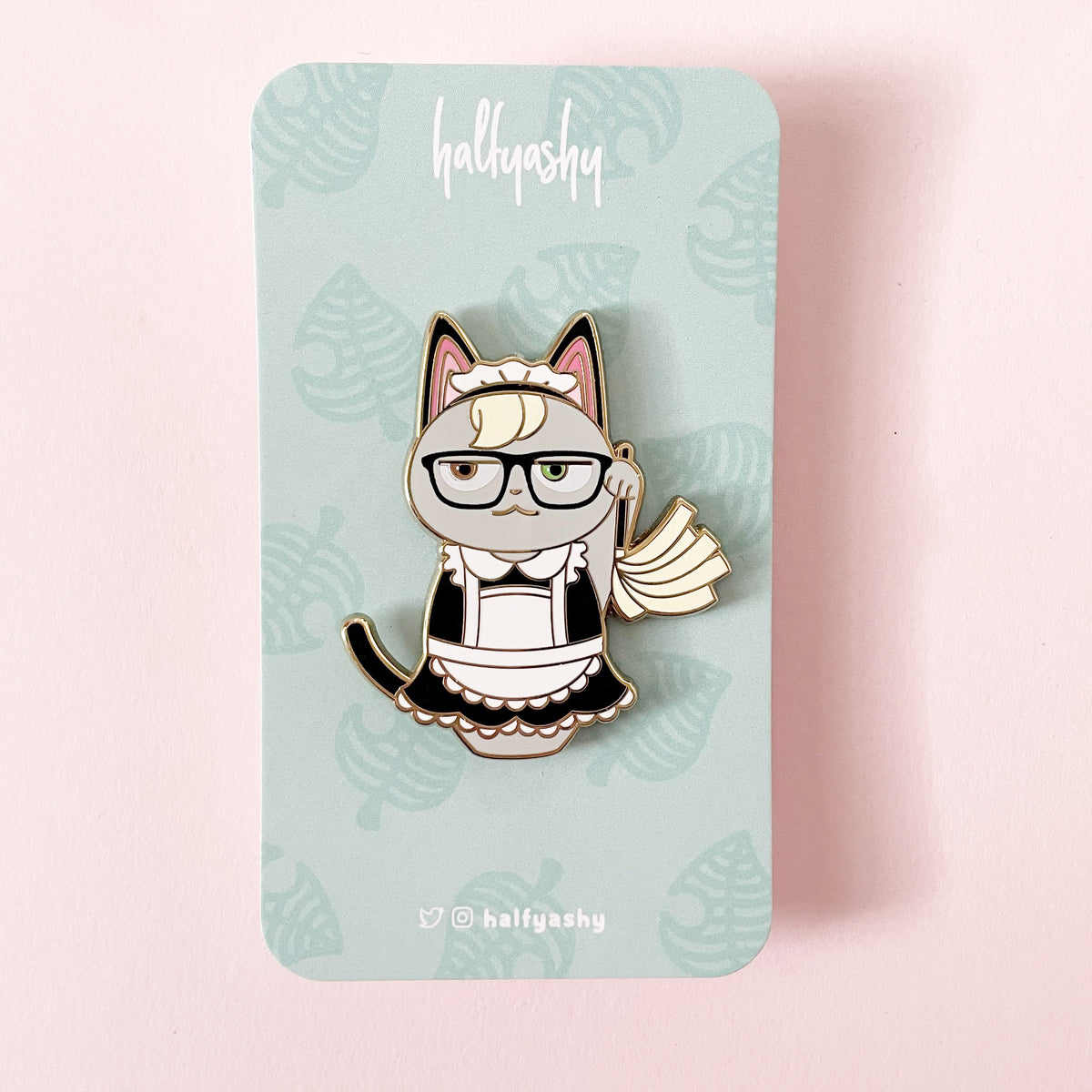 Kokeshi Maid Enamel Pin