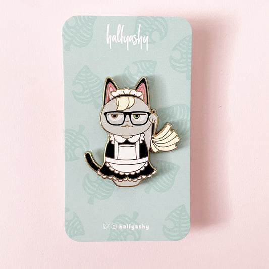 Kokeshi Maid Enamel Pin