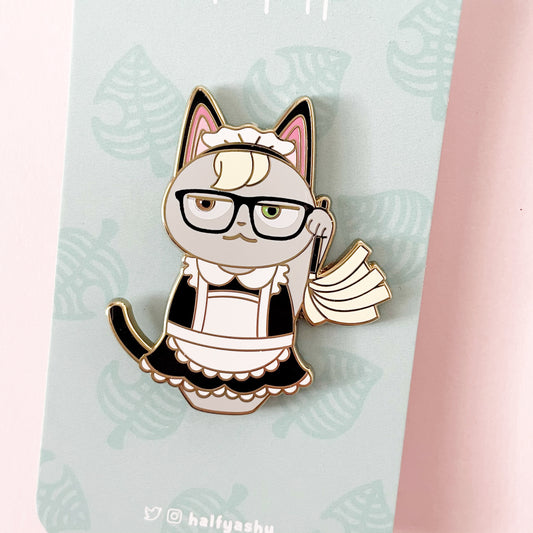 Kokeshi Maid Enamel Pin