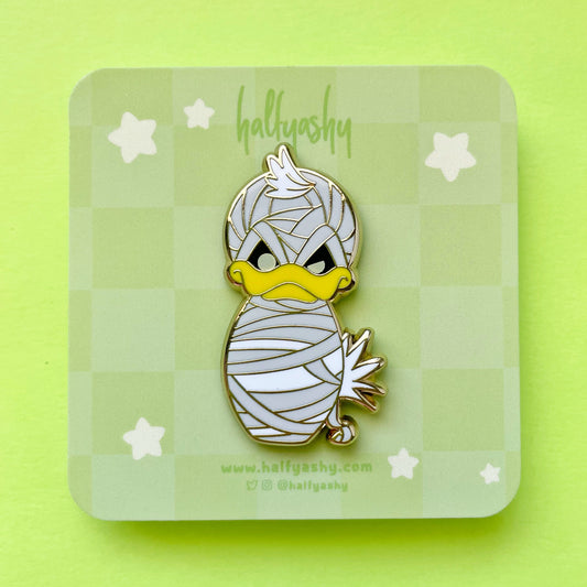 Kokeshi Halloween Duck Enamel Pin